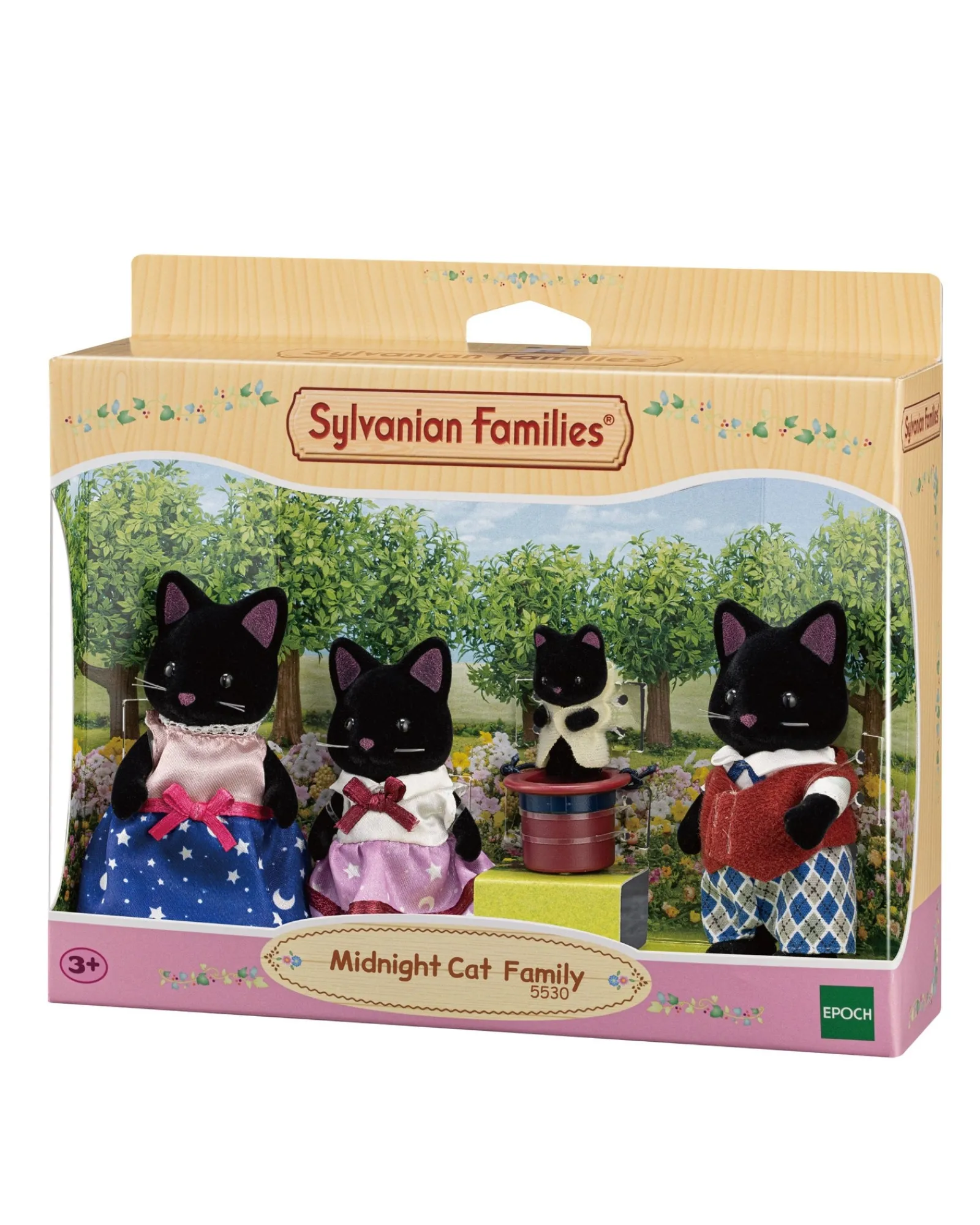 Sylvanian Families Midnight Cat Family Store