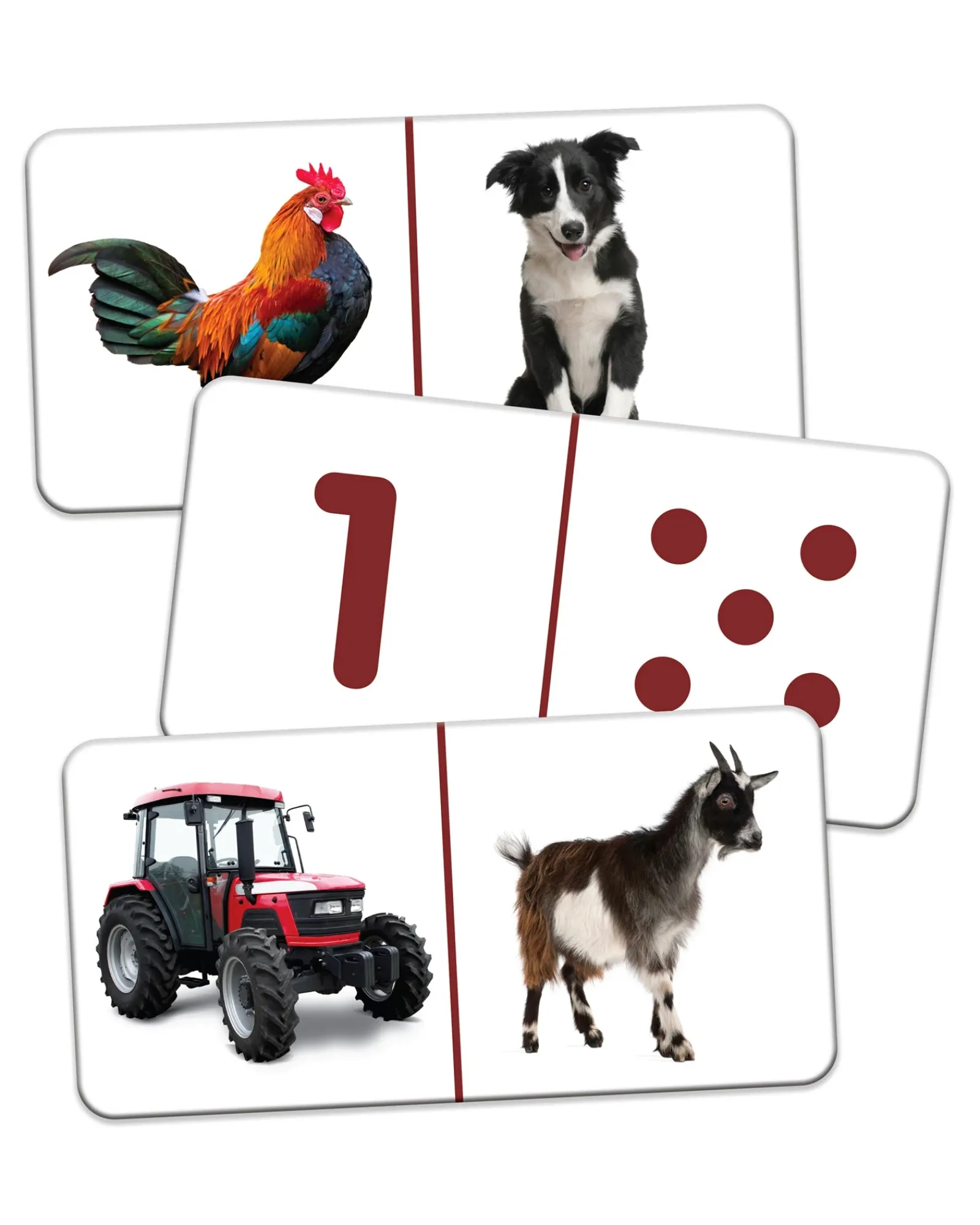 The Learning Journey Match It Dominoes Farminoes Fashion
