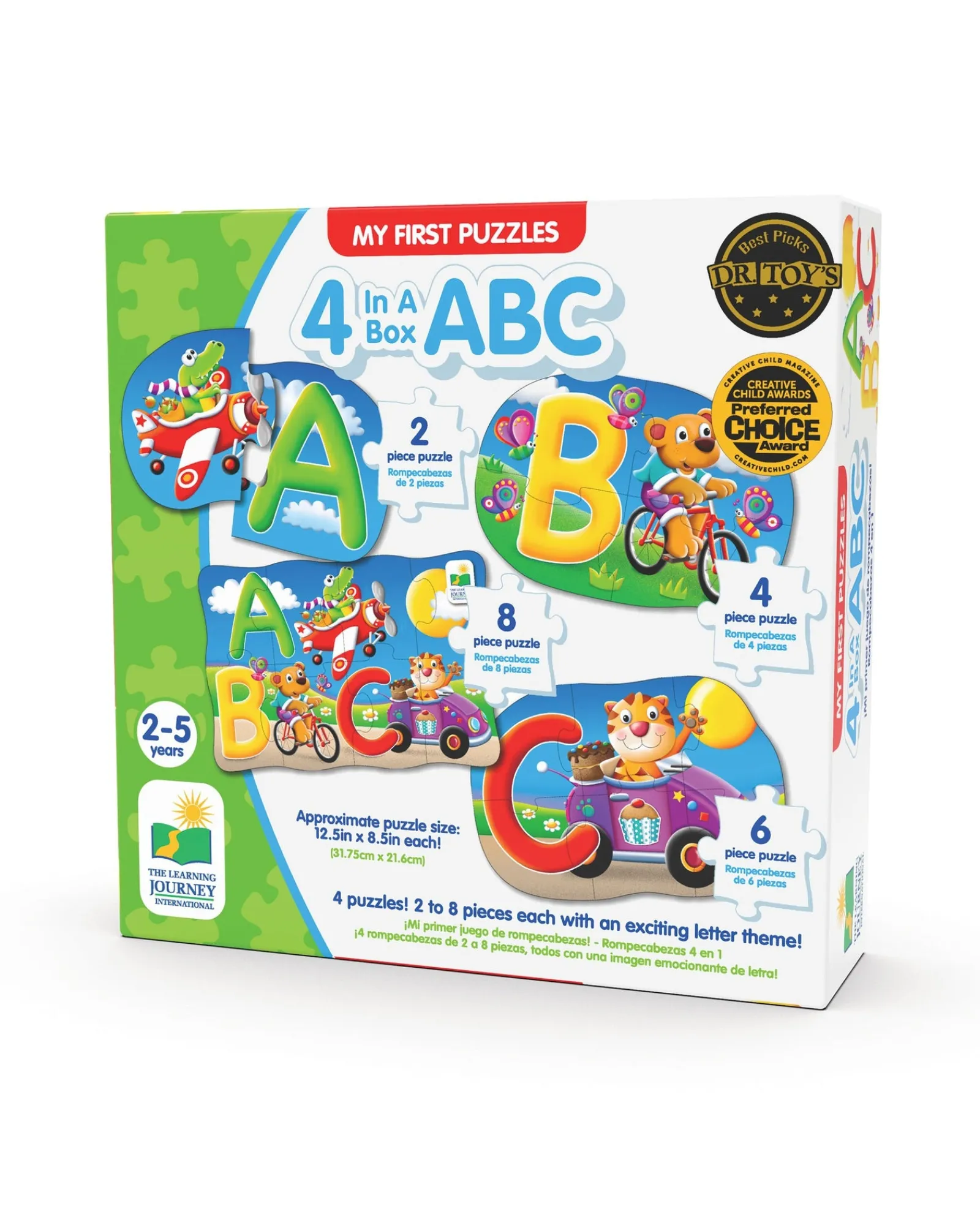 The Learning Journey My First Puzzle Sets 4 In A Box 123 Puzzles Outlet