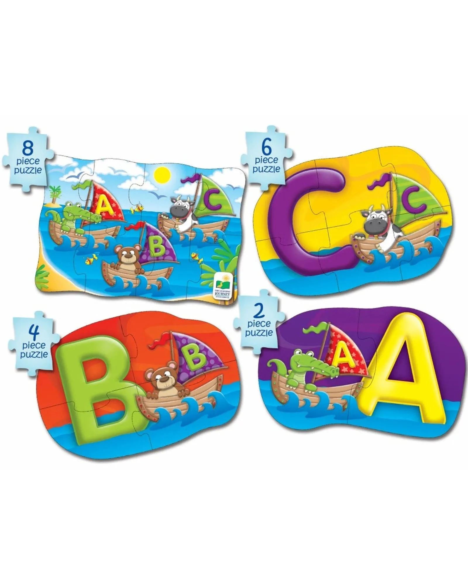 The Learning Journey My First Puzzle Sets 4 In A Box Puzzles Abc Hot