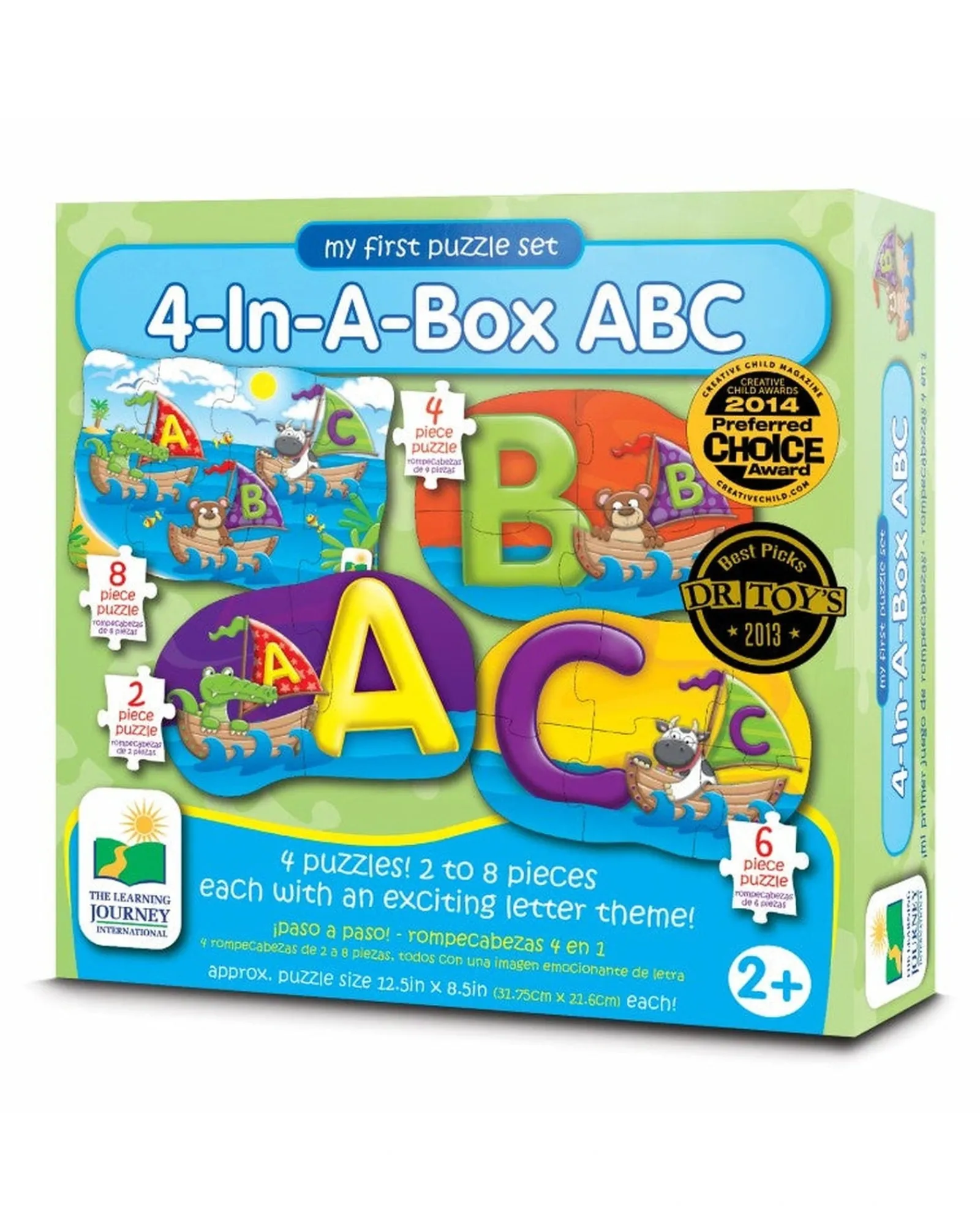The Learning Journey My First Puzzle Sets 4 In A Box Puzzles Abc Hot