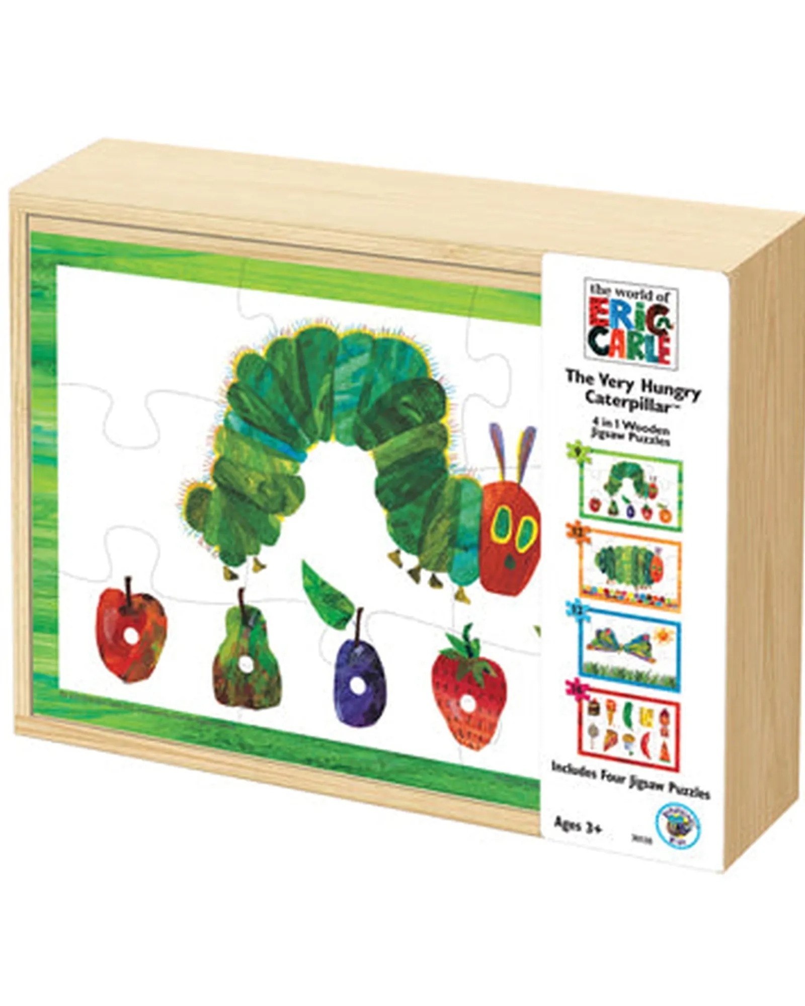 The Very Hungry Caterpillar 4 In 1 Wooden Puzzle Box Outlet