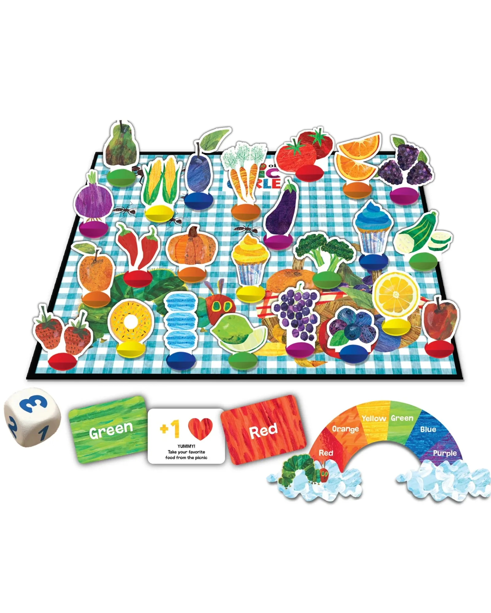 THE WORLD OF ERIC CARLE The Very Hungry Caterpillar Rainbow Picnic Game Discount