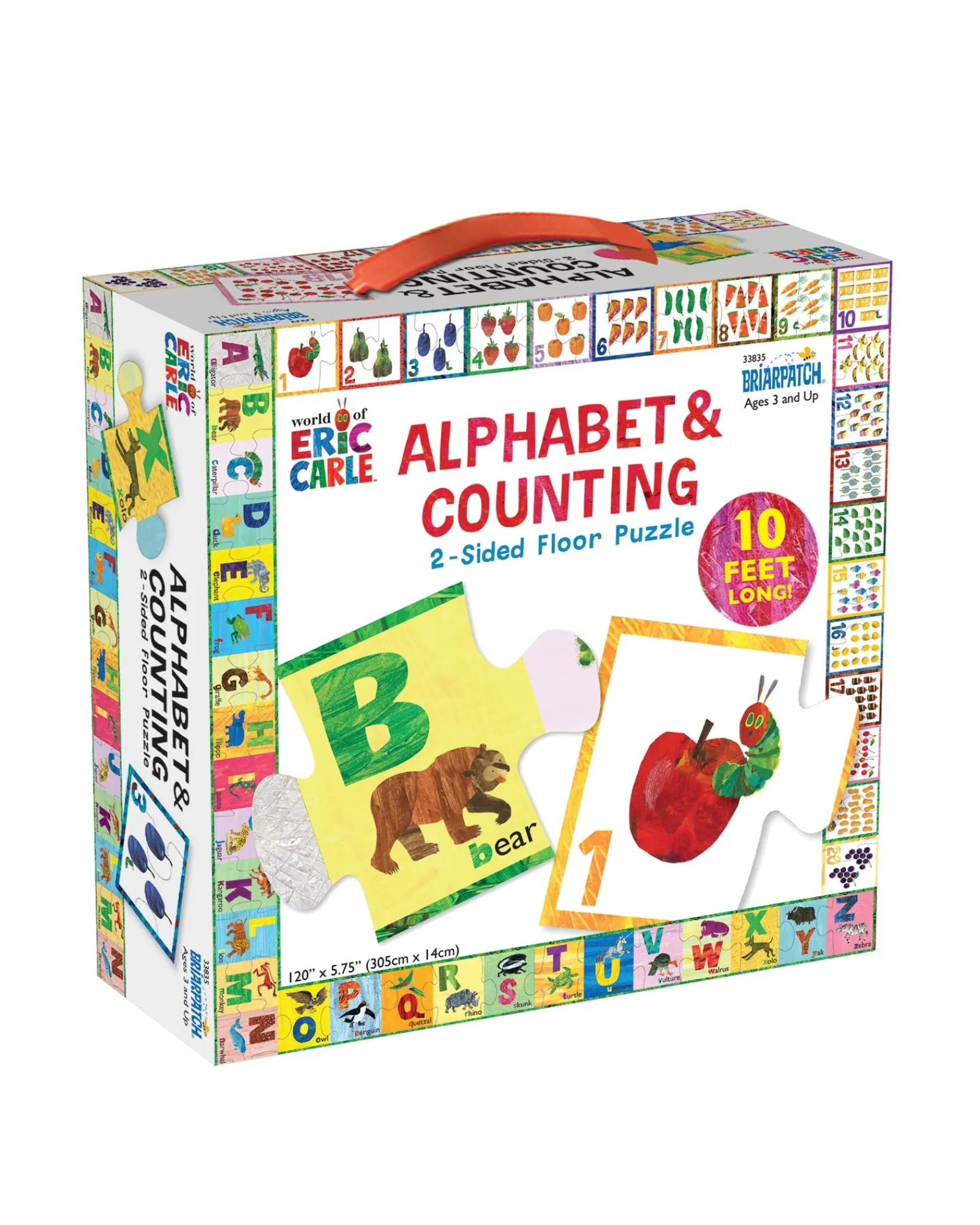 The Very Hungry Caterpillar The World Of Eric Carle Alphabet And Counting 2 Sided Floor Puzzle Cheap