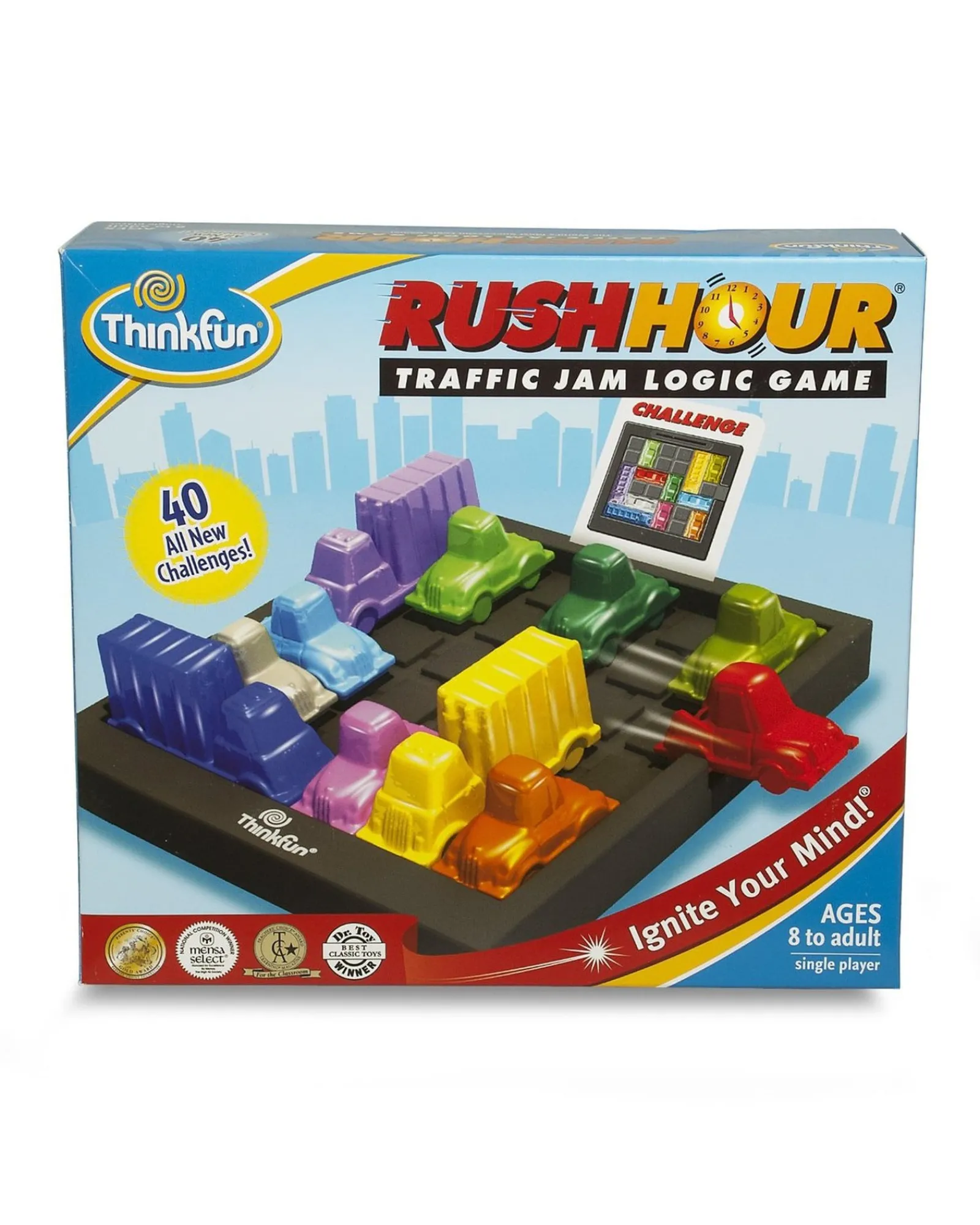 Thinkfun Rush Hour Traffic Jam Logic Game Flash Sale