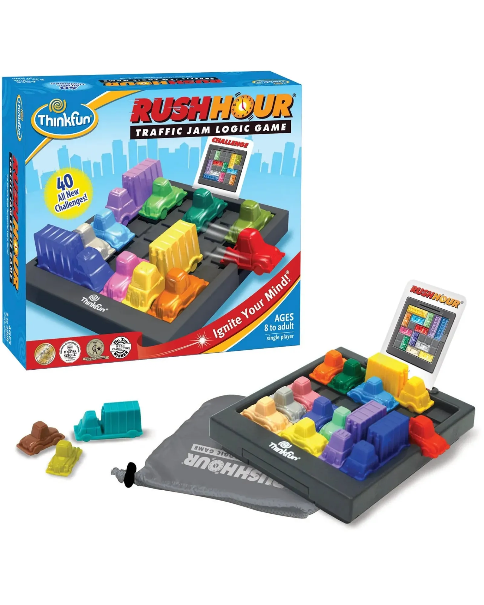 Thinkfun Rush Hour World Tour Travel Puzzle Fashion