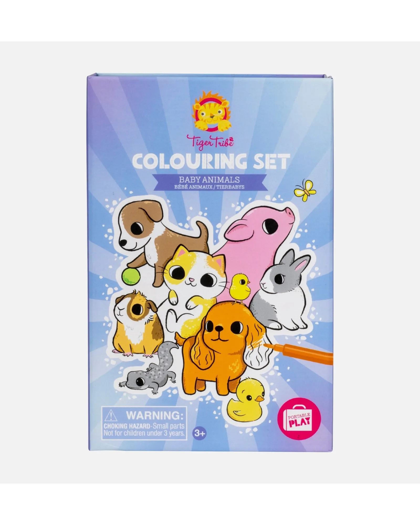 Tiger Tribe Colouring Set Baby Animals Best