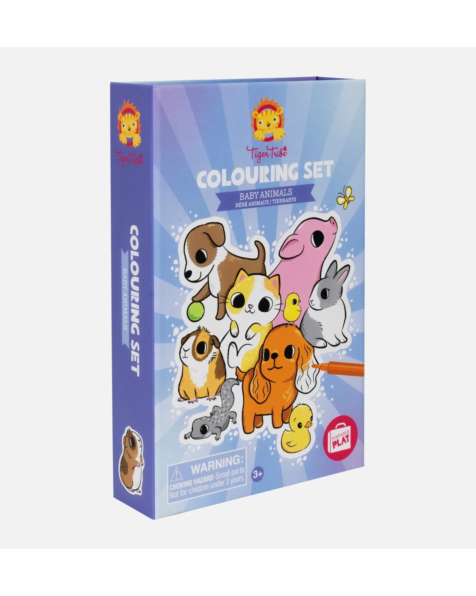 Tiger Tribe Colouring Set Baby Animals Best