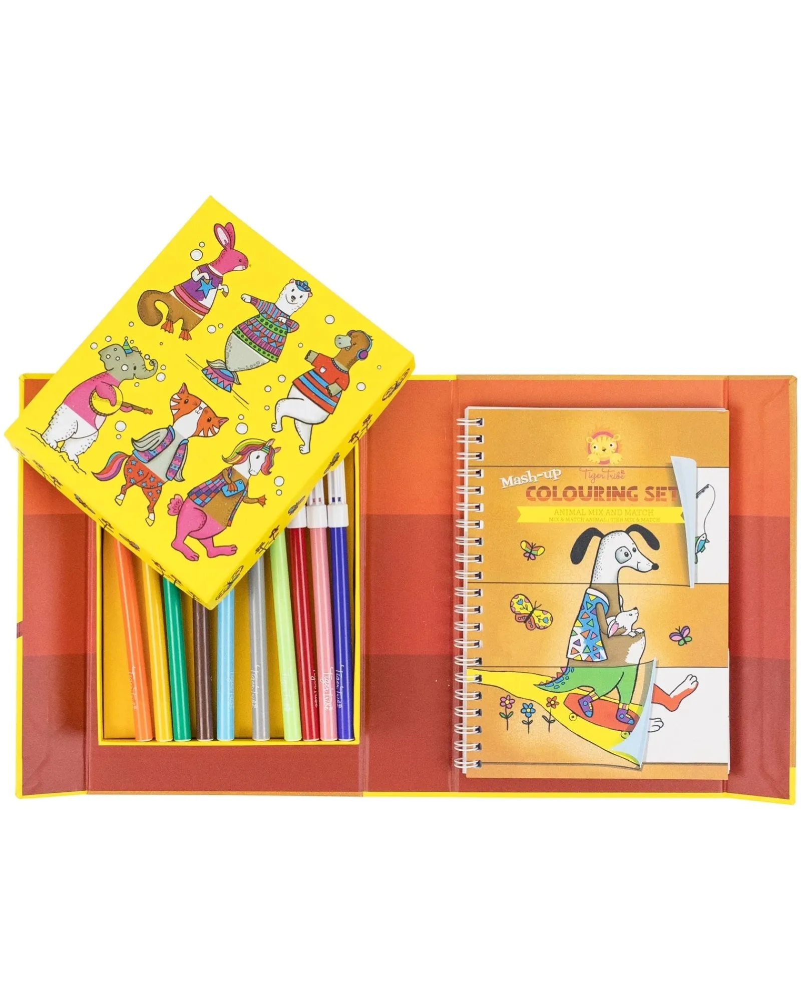 Tiger Tribe Mash-Up Colouring Set Animal Cheap