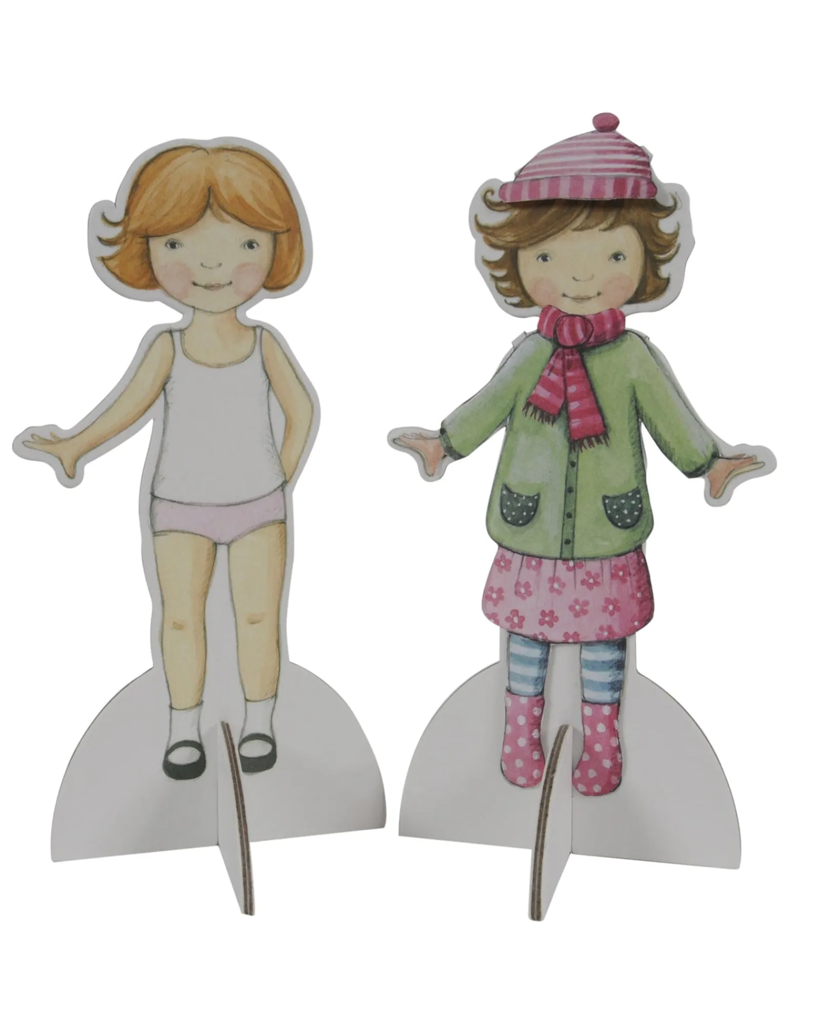 Tiger Tribe Paper Dolls Kit Vintage Clearance