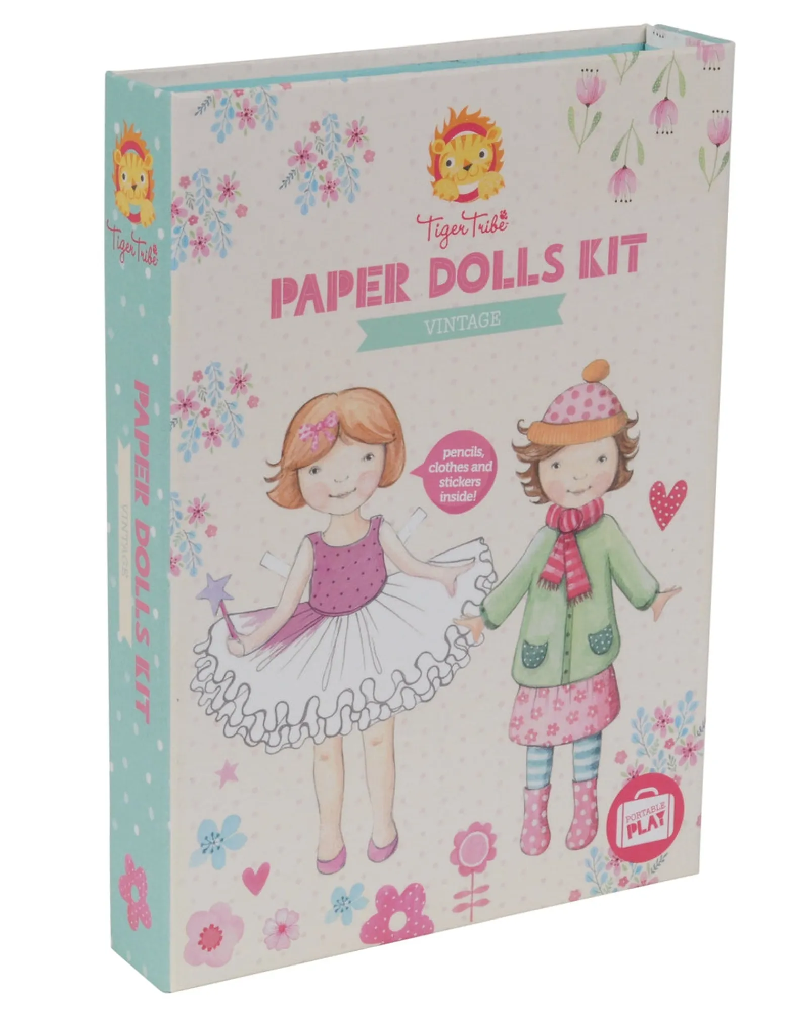 Tiger Tribe Paper Dolls Kit Vintage Clearance