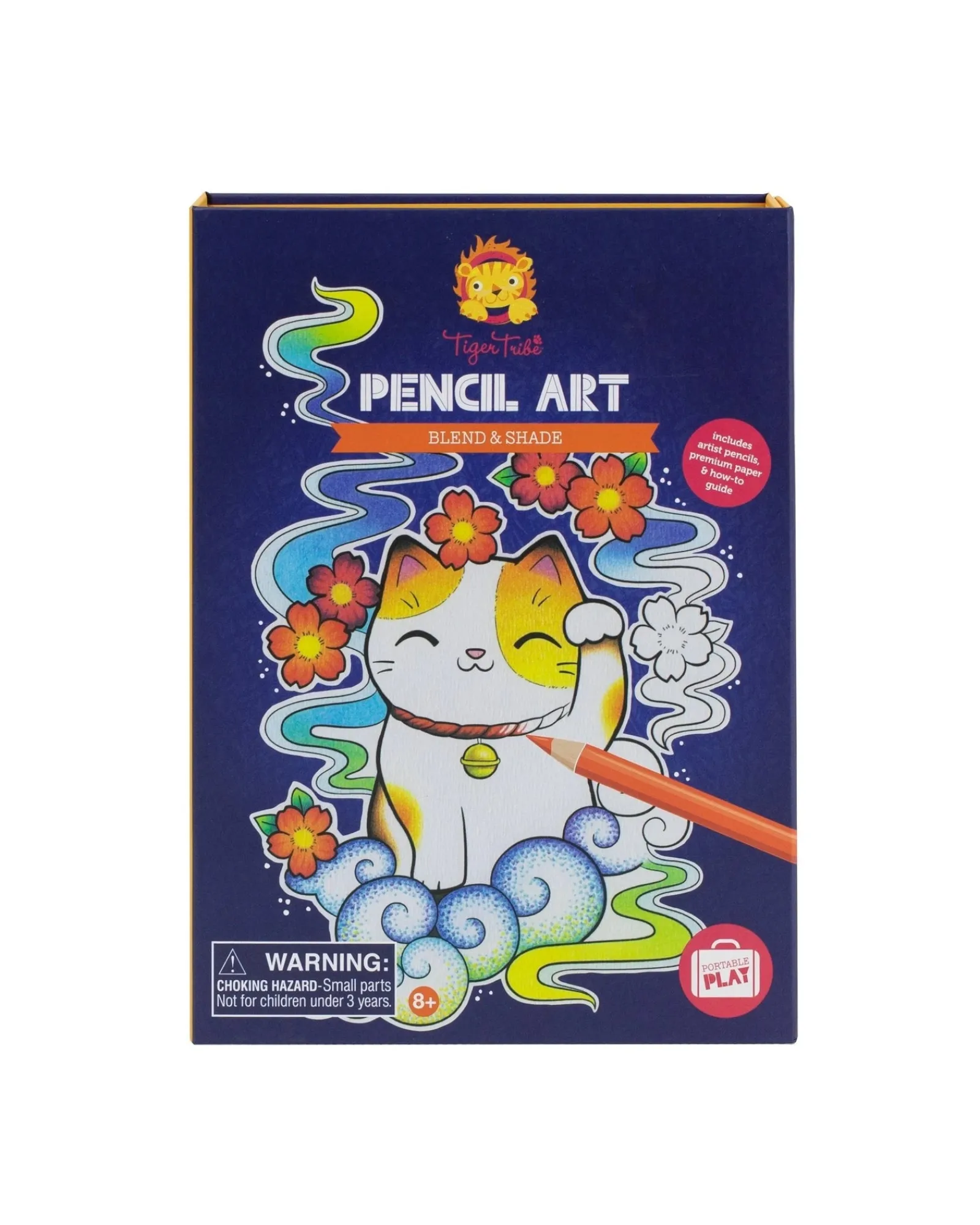 Tiger Tribe Pencil Art Blend And Shade Online