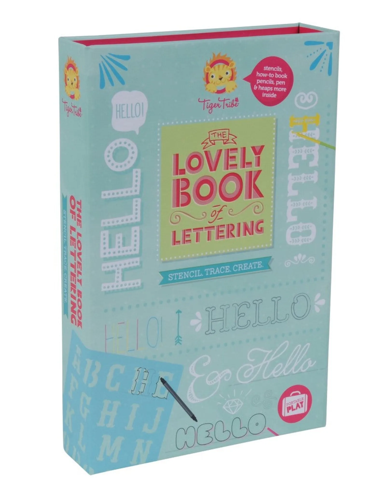 Tiger Tribe The Lovely Book Of Lettering Cheap