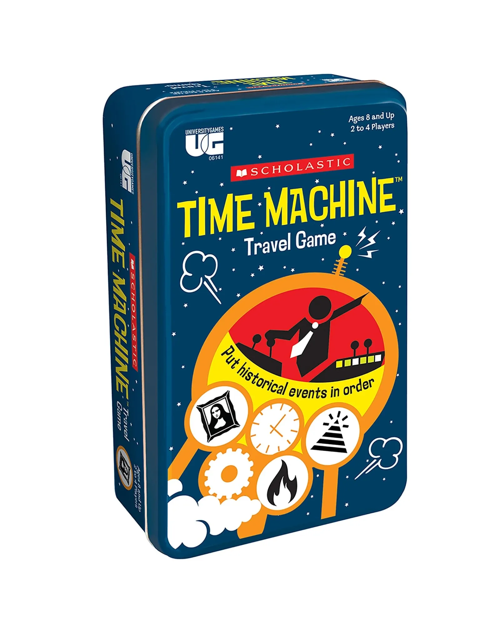 Scholastic Tinned Game Time Machine Travel Game Sale
