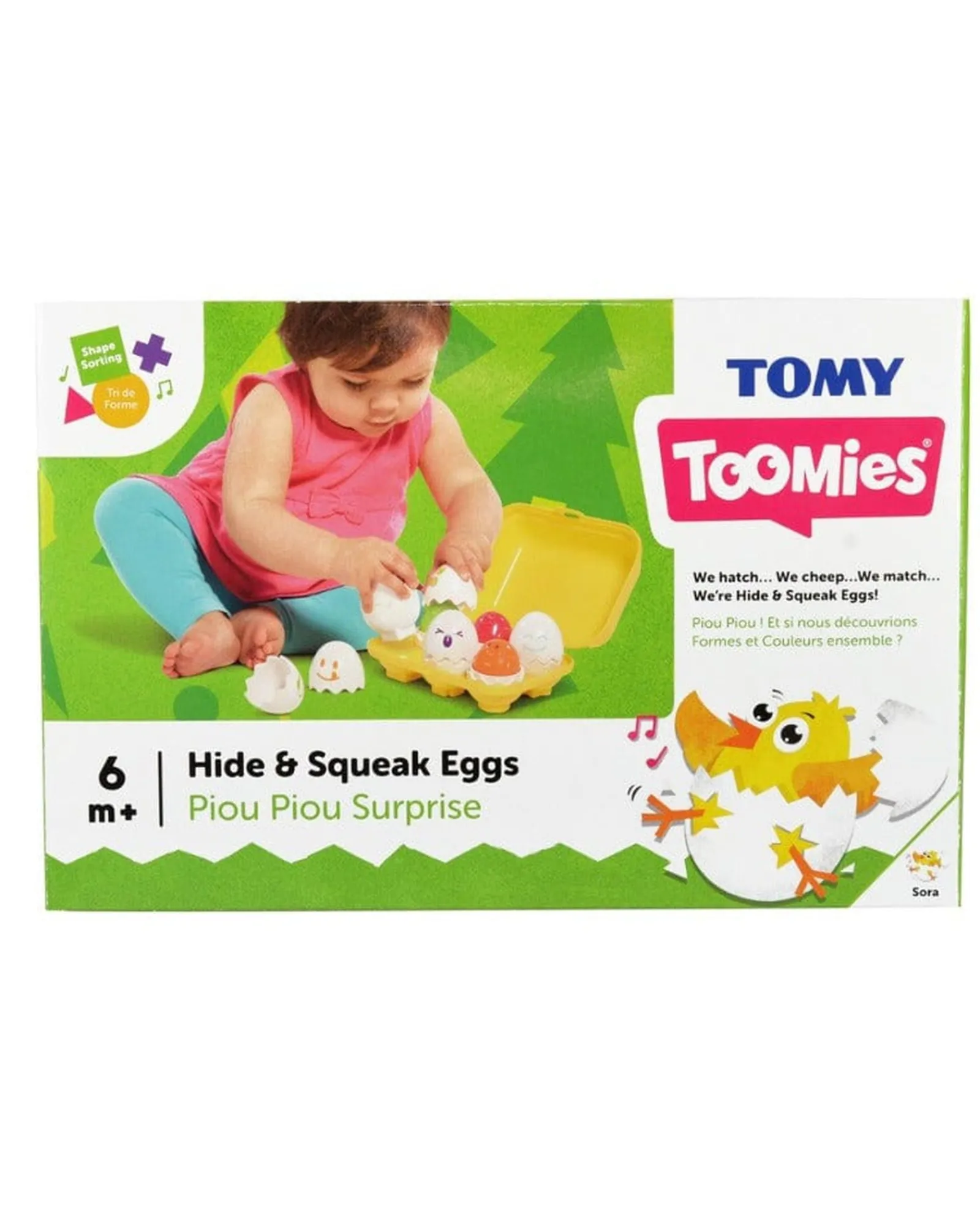 Toomies Tomy Hide N Squeak Eggs Clearance