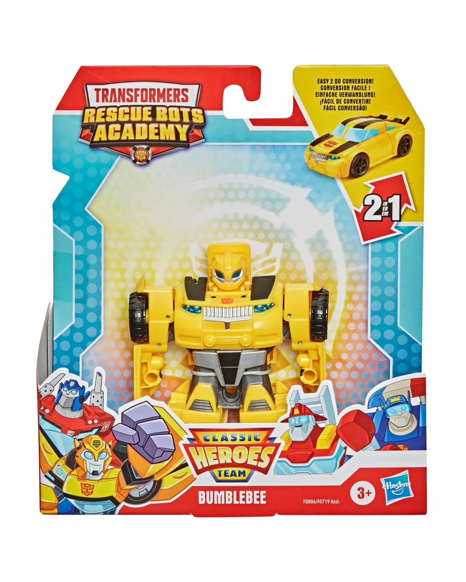 Transformers Classic Heroes Team Rescan Assorted Hot