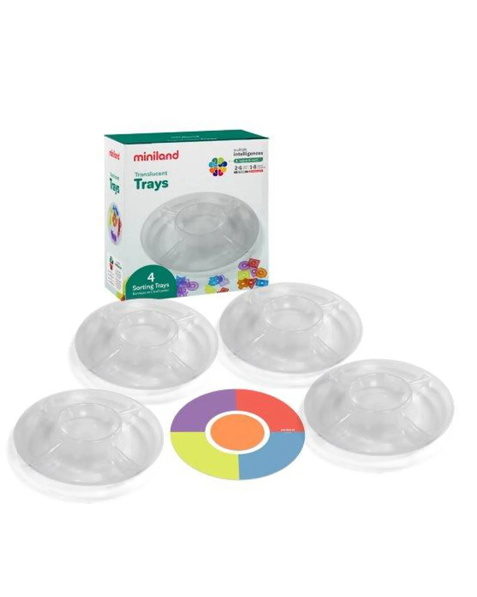 Miniland Translucent Trays 4 Pcs Cheap