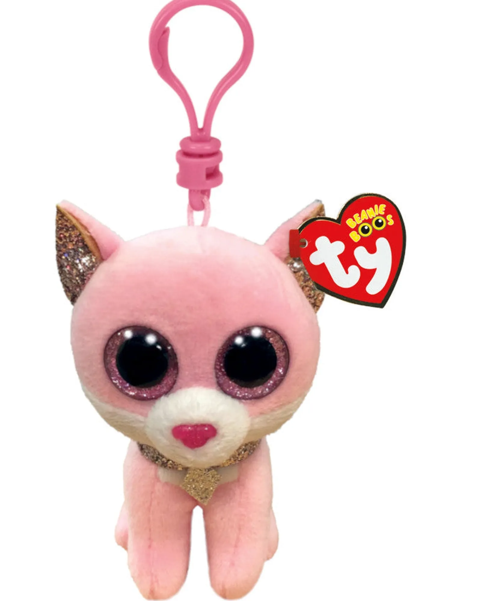 Ty Clip Fiona Pink Cat Fashion