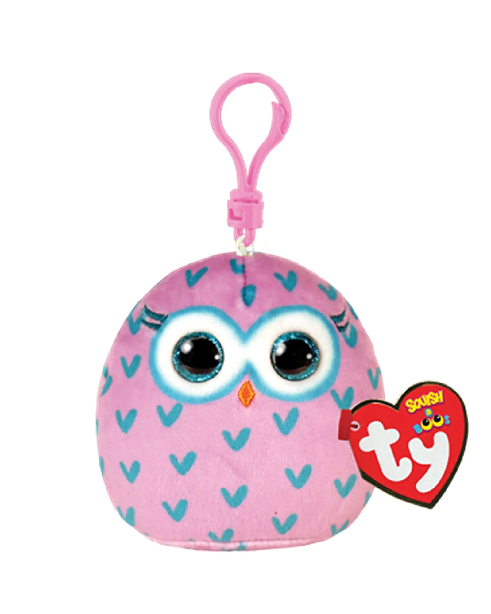 Ty Squishy Beanies Clip Winks Owl Store