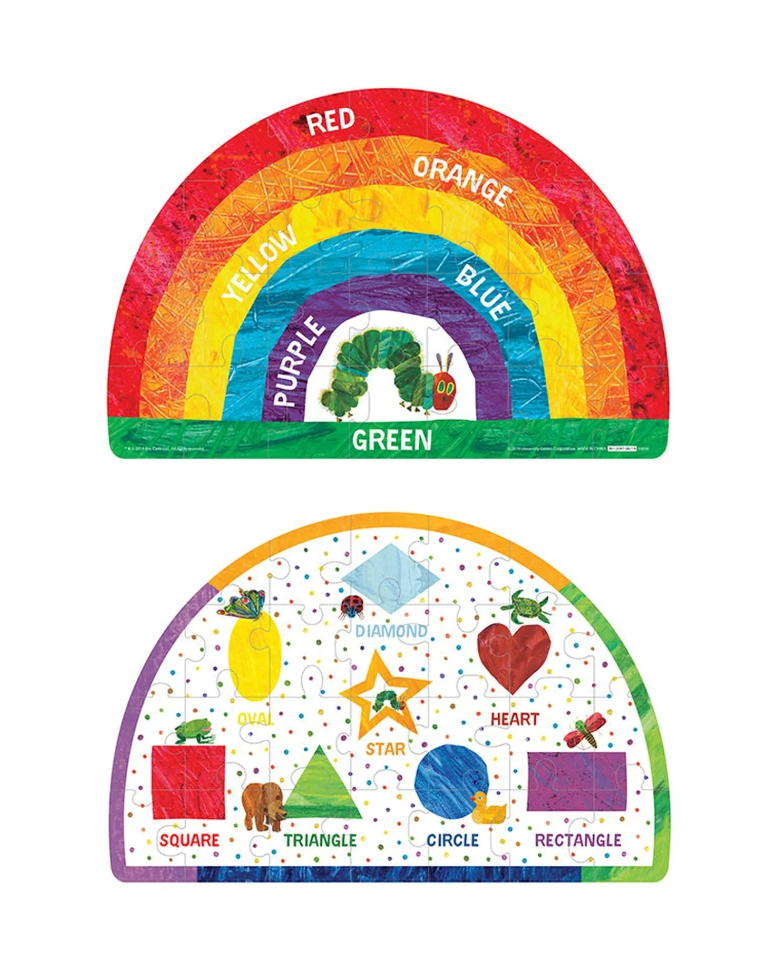 Eric Carle Very Hungry Caterpillar Double Sided Floor Puzzle Flash Sale