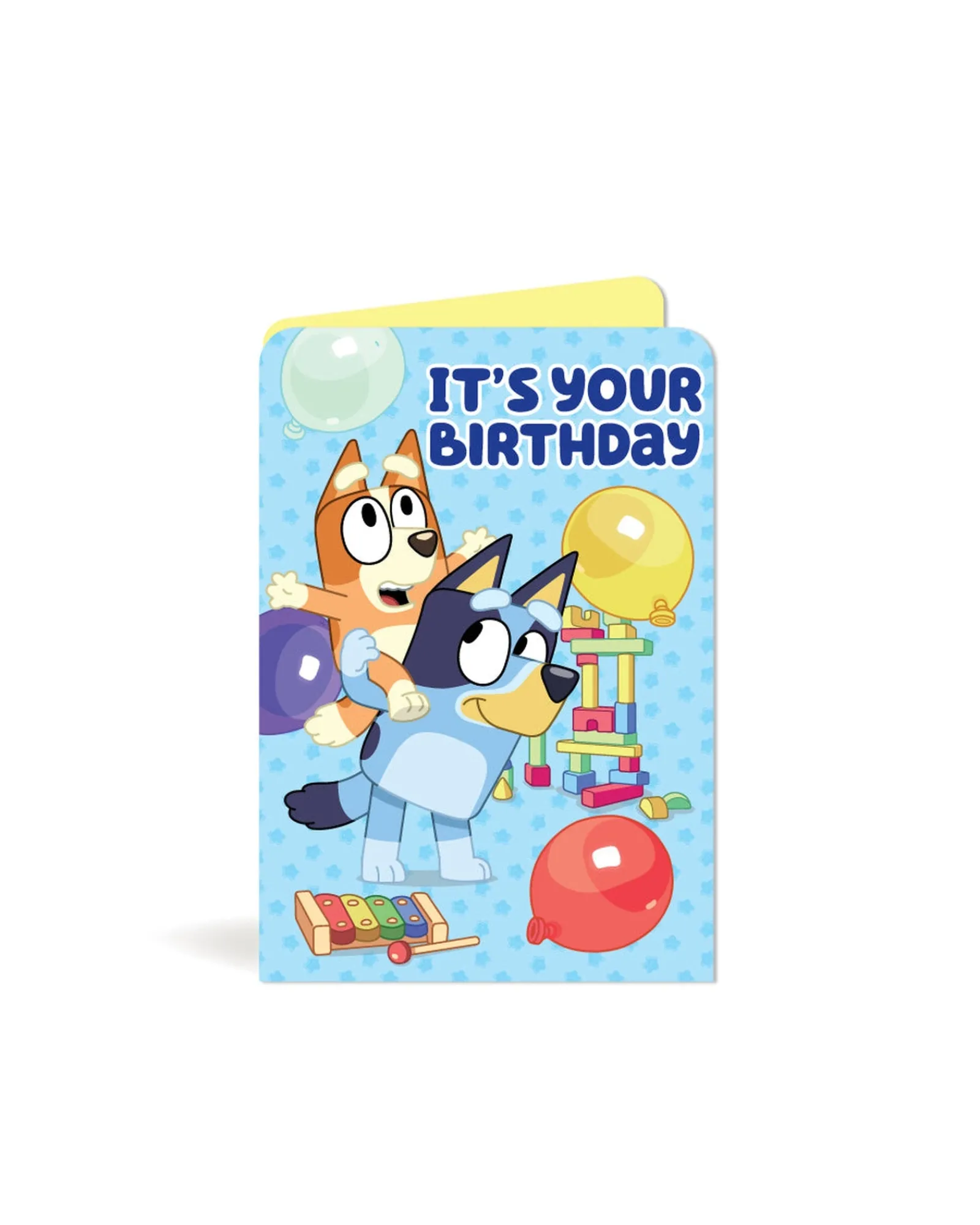Henderson Waterlyn Bluey Birthday Building Blocks Card Flash Sale