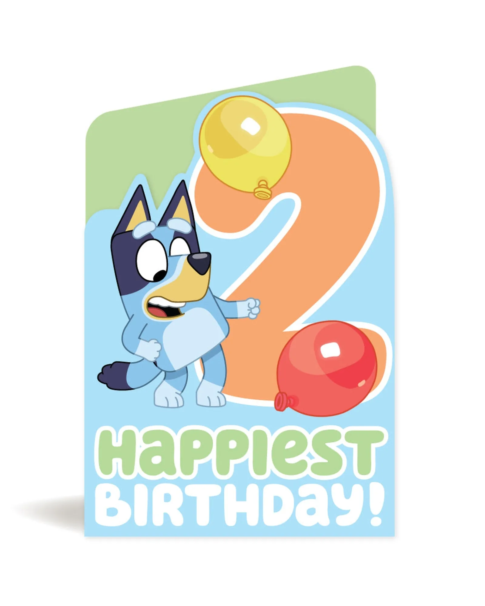 Waterlyn Bluey 2Nd Birthday Card Outlet
