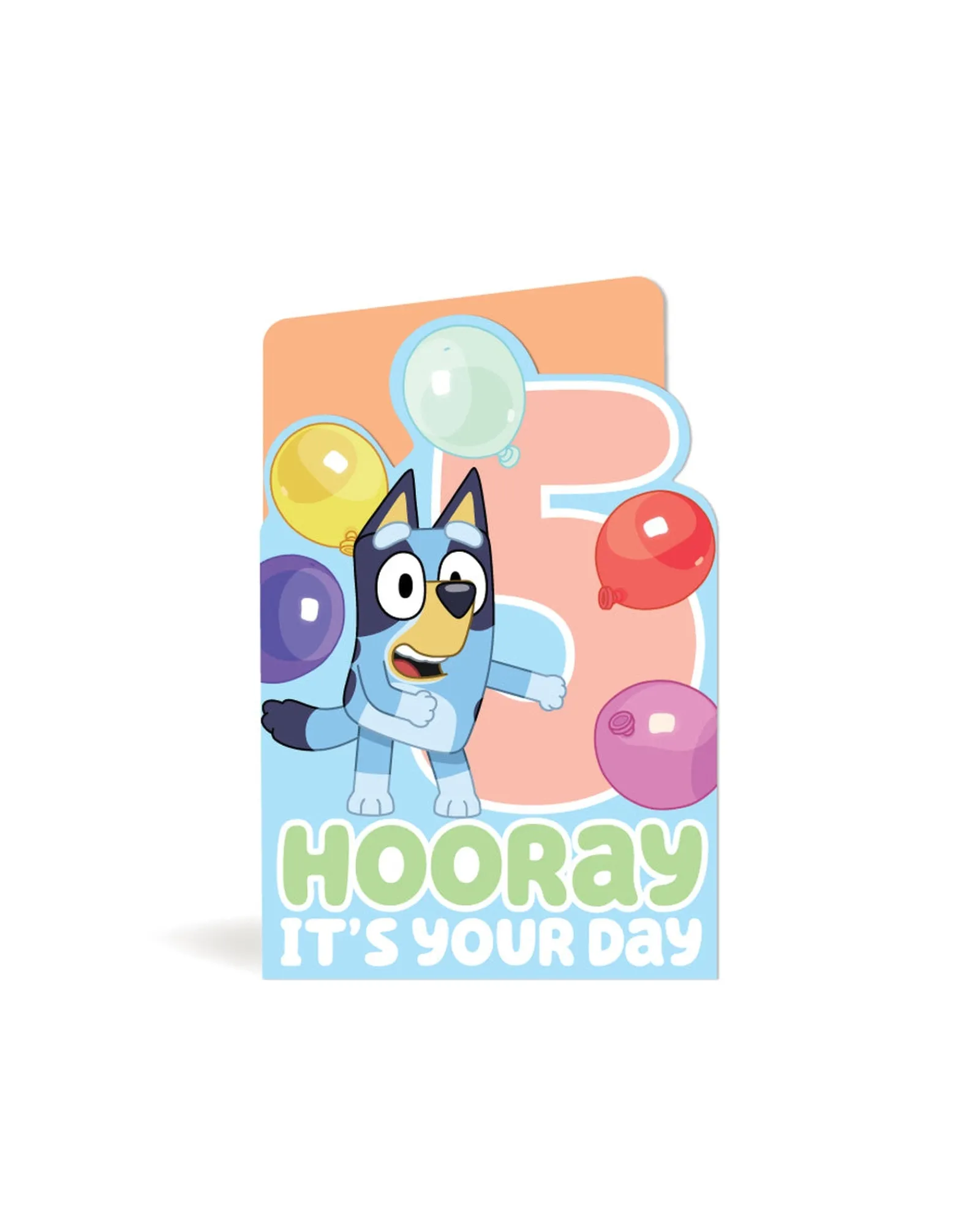 Waterlyn Bluey 5Th Birthday Card Sale