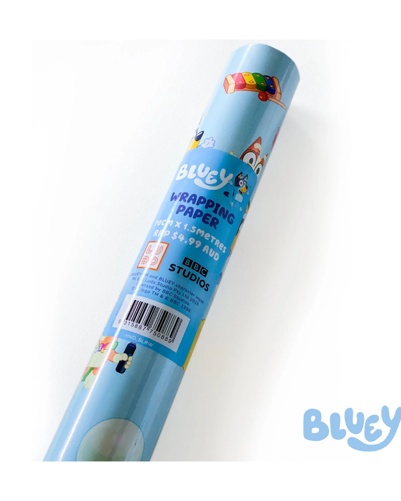 Henderson Waterlyn Bluey Wrapping Paper Cheap