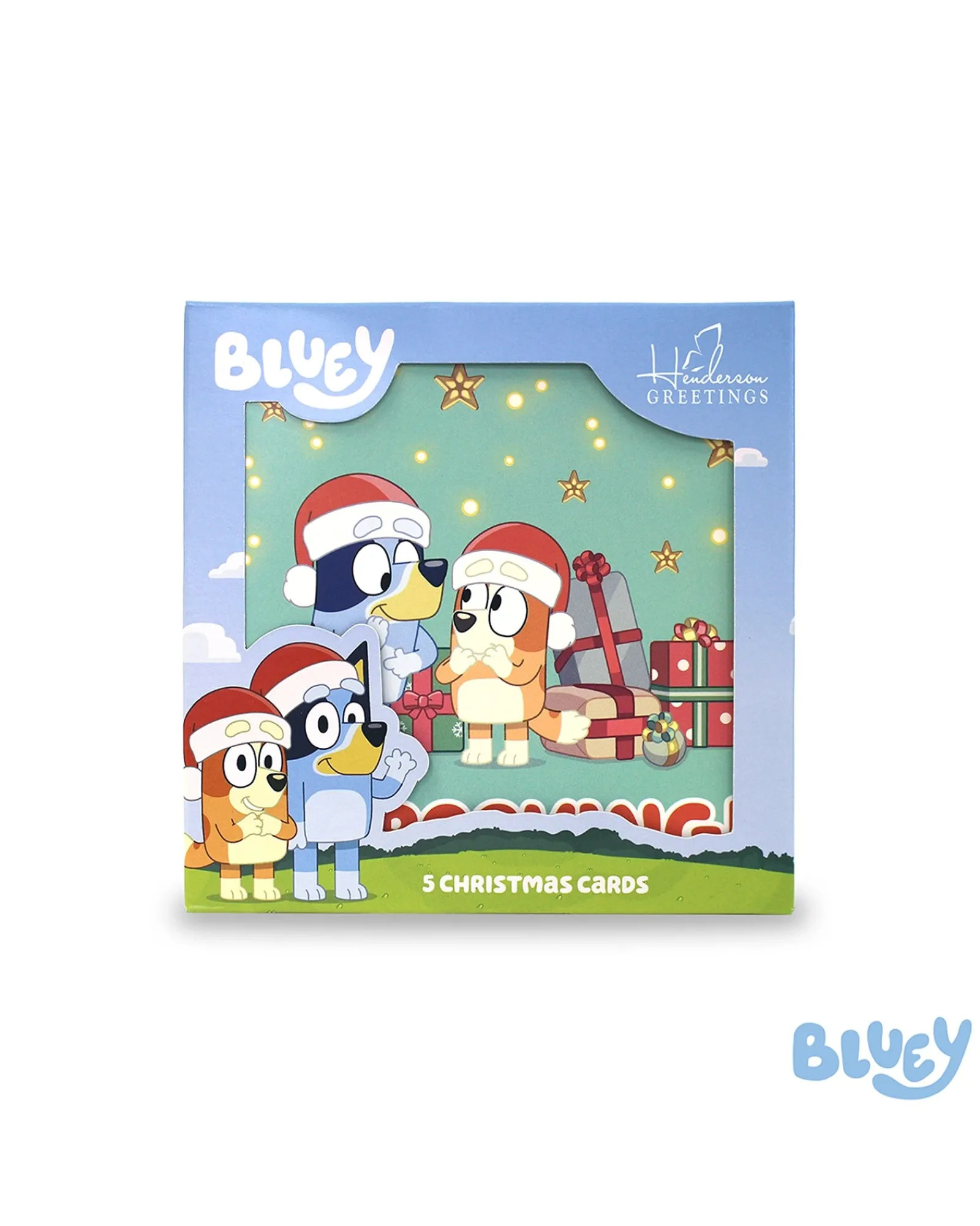 Bluey Waterlyn Christmas Cards 5 Pack Shop