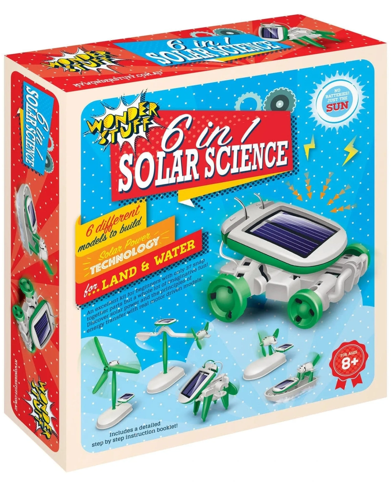 WonderStuff 6 In 1 Solar Science Kit Shop