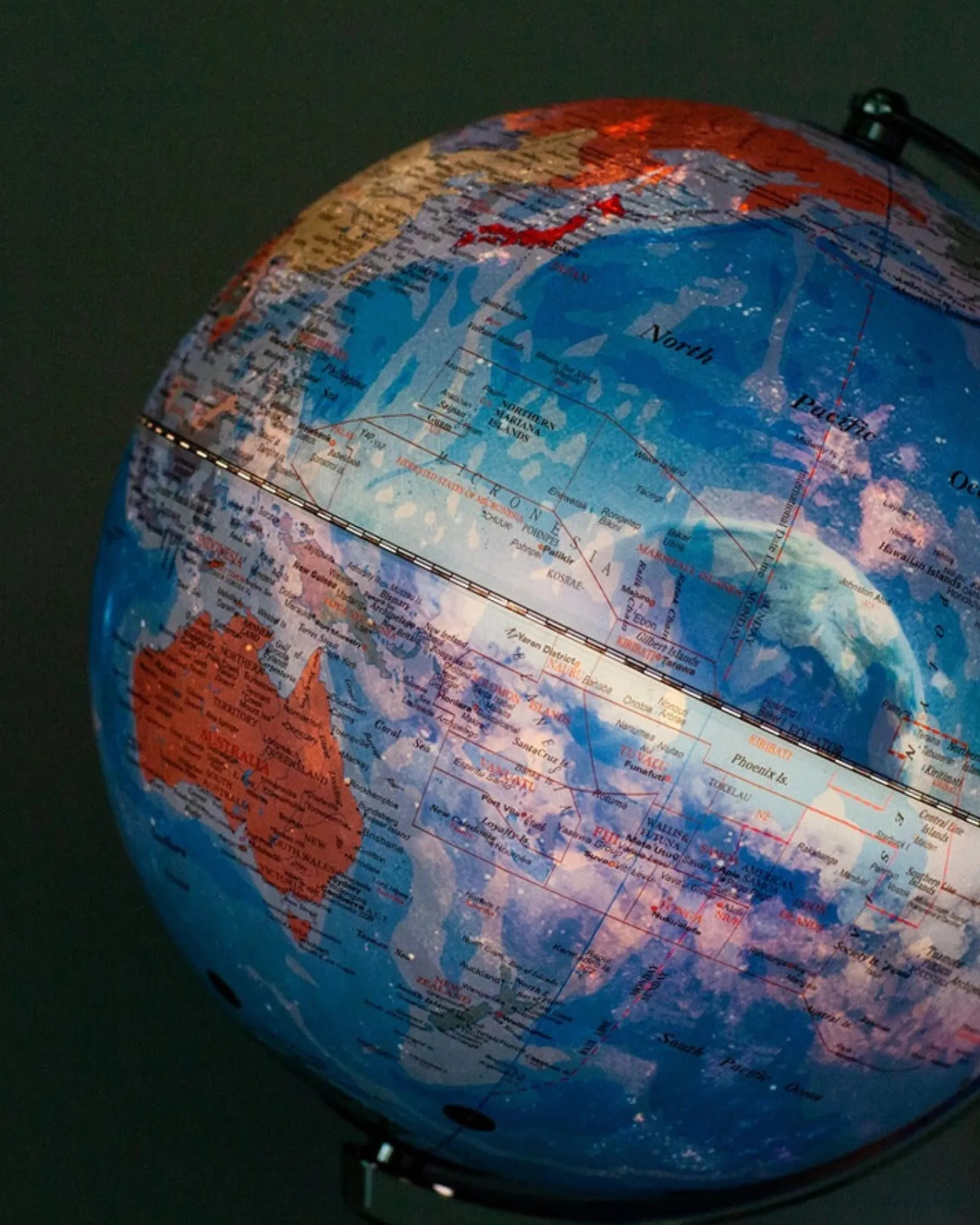 WonderStuff Explorer Globe With Touch Sensor Light 25Cm Best Sale
