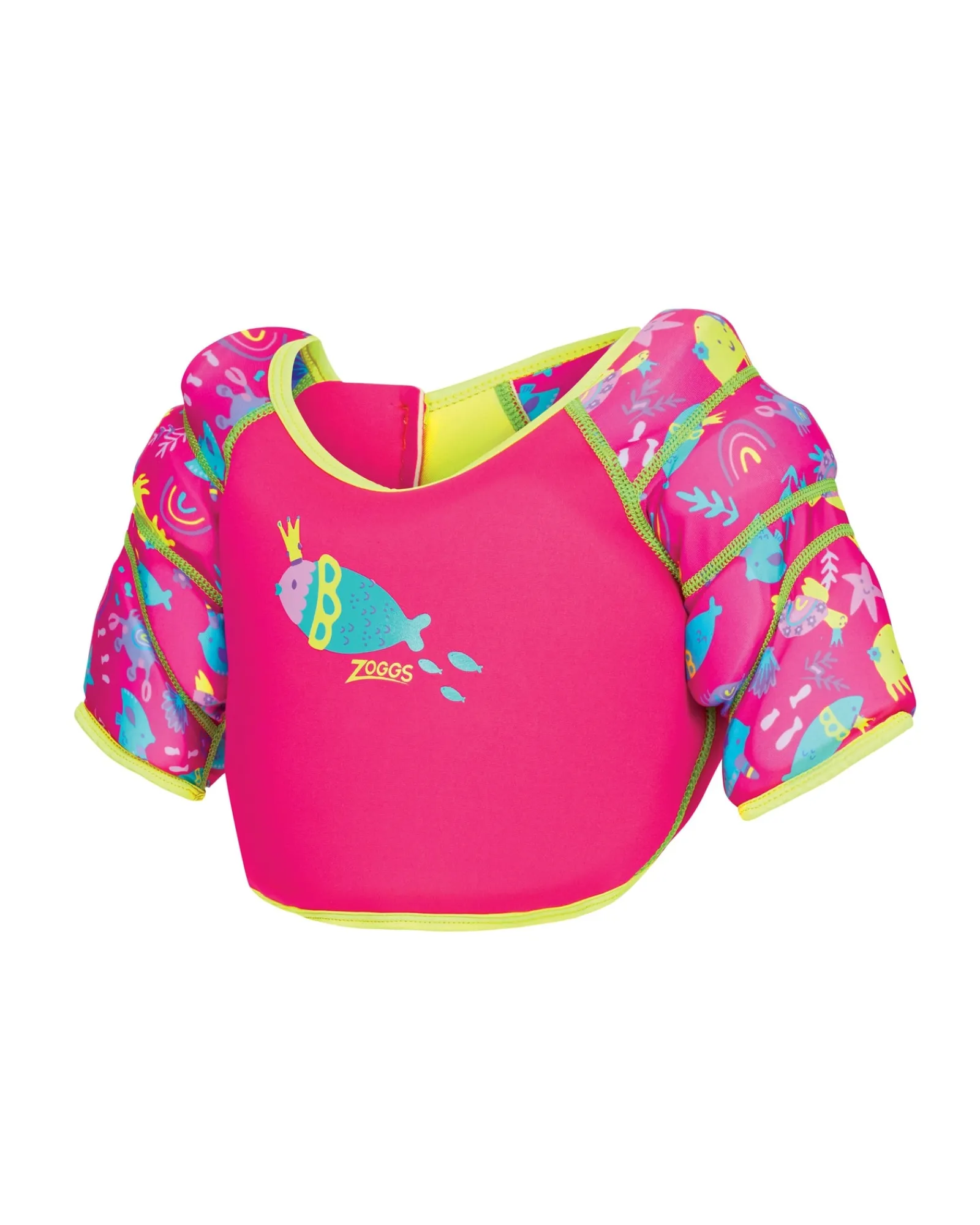 Zoggs Water Wings Vest Pink 2 3 Discount