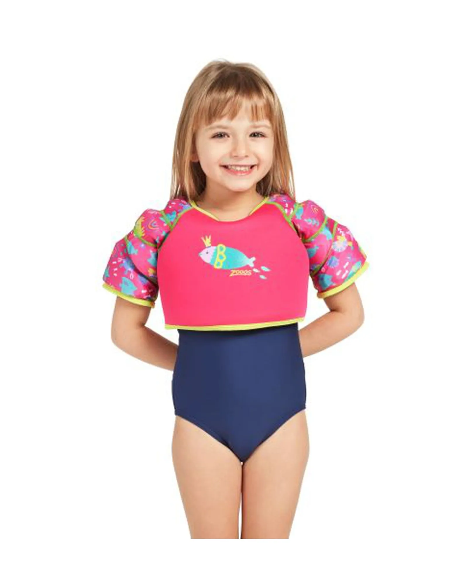 Zoggs Water Wings Vest Pink 4 5 Discount