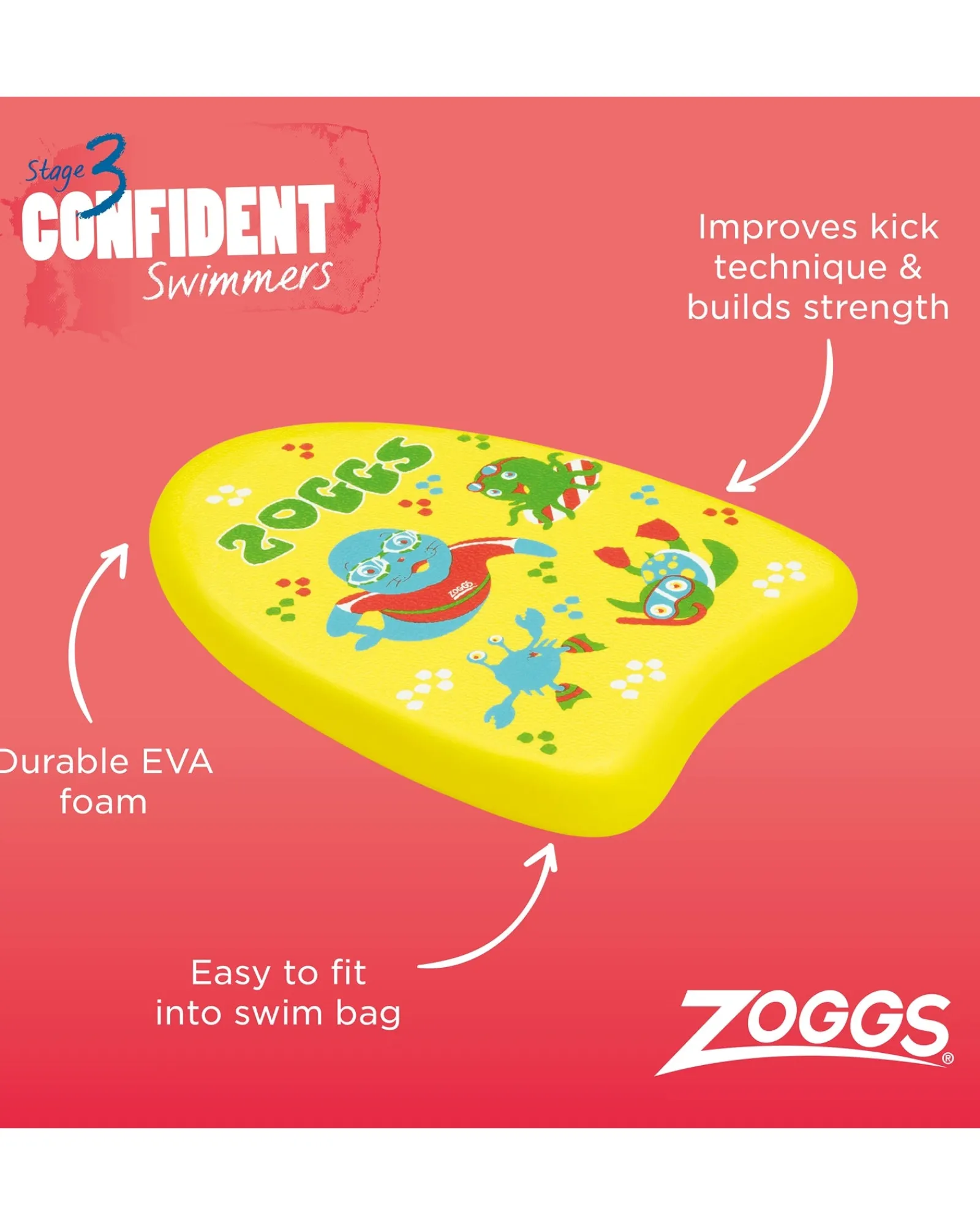Zoggs Zoggy Mini Kickboard Best Sale