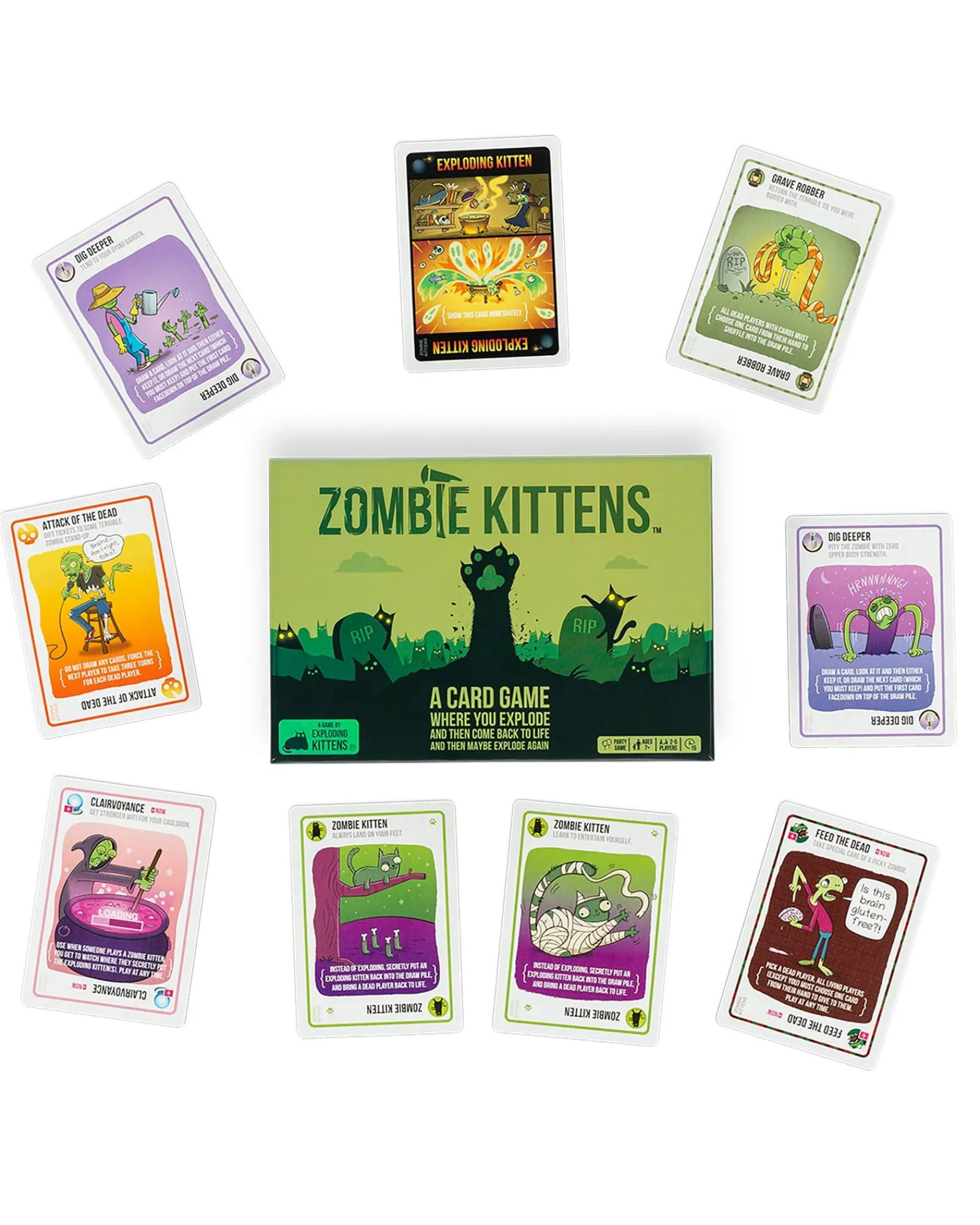Exploding Kittens Zombie Kittens Best Sale